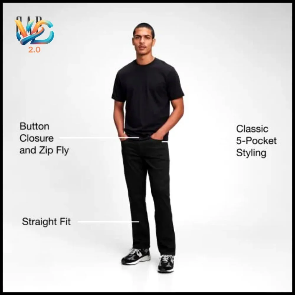 Slim‎ Fit Stretch Denim Jeans with GapFlex Technology, Comfortable